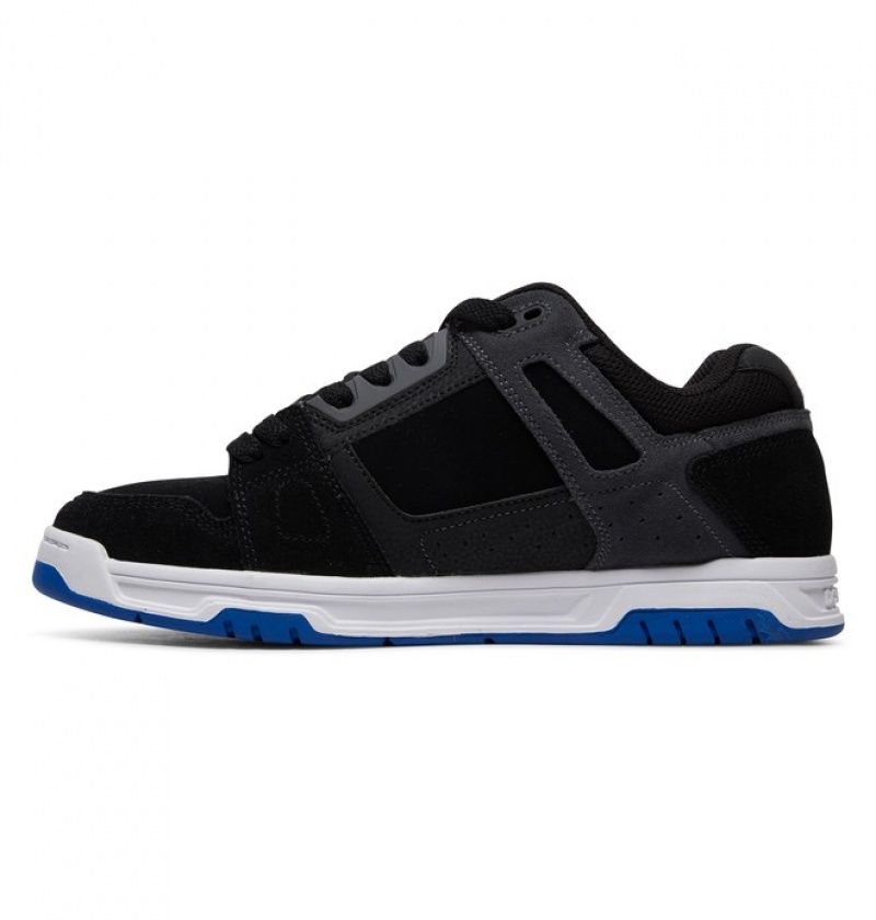 Basket DC Stag Noir Bleu Homme | STU-1612499