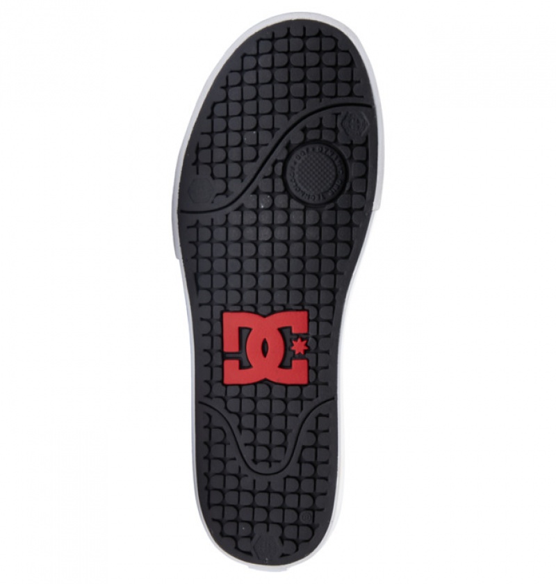 Basket DC Pure Noir Blanche Grise Homme | GQQ-0890986