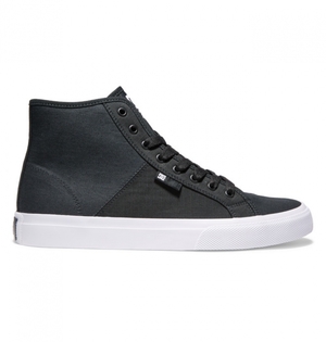 Basket DC Manual HI Tela High Tops RIPSTOP Noir Homme | JJE-5826836