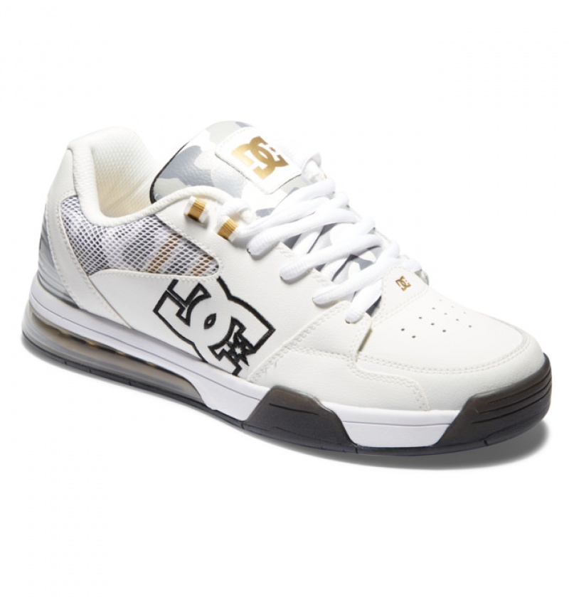 Basket DC Versatile KB Blanche Camouflage Homme | JUF-8372989