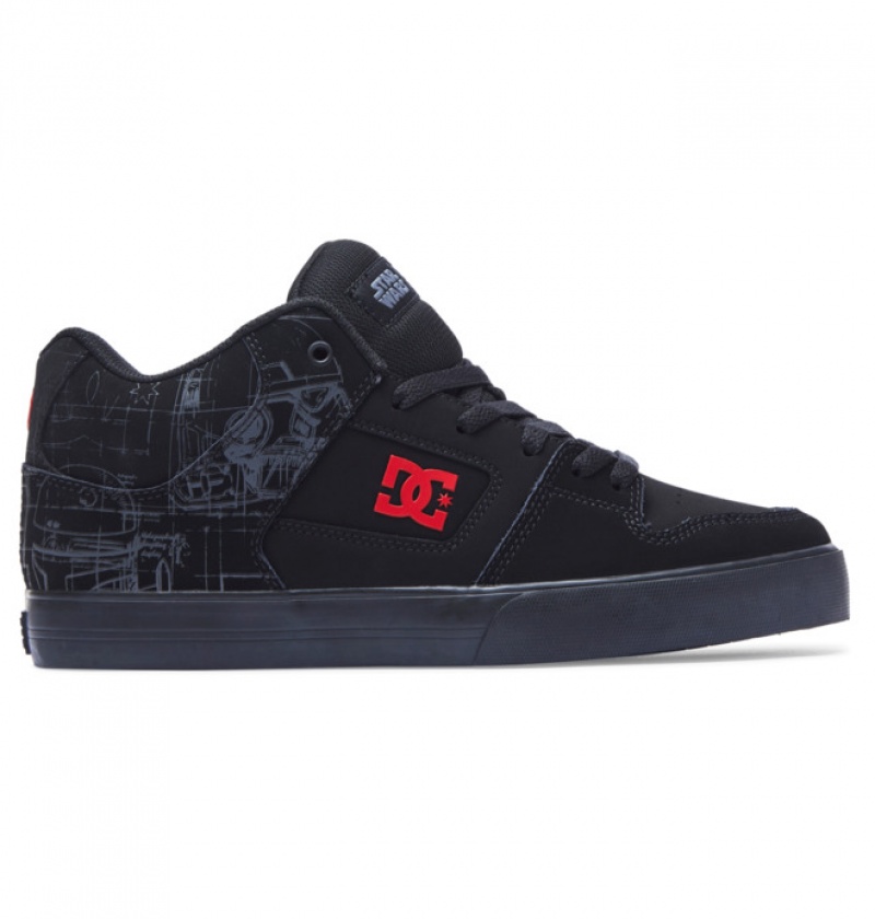 Basket DC Star Wars Pure MID Noir Rouge Homme | RIJ-6245873