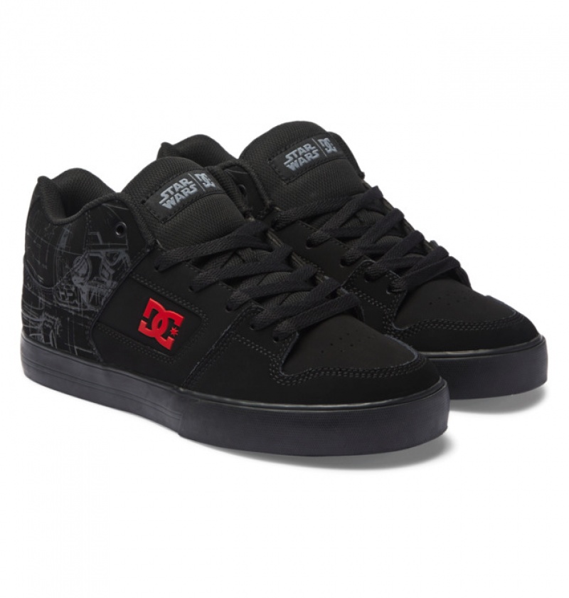 Basket DC Star Wars Pure MID Noir Rouge Homme | RIJ-6245873