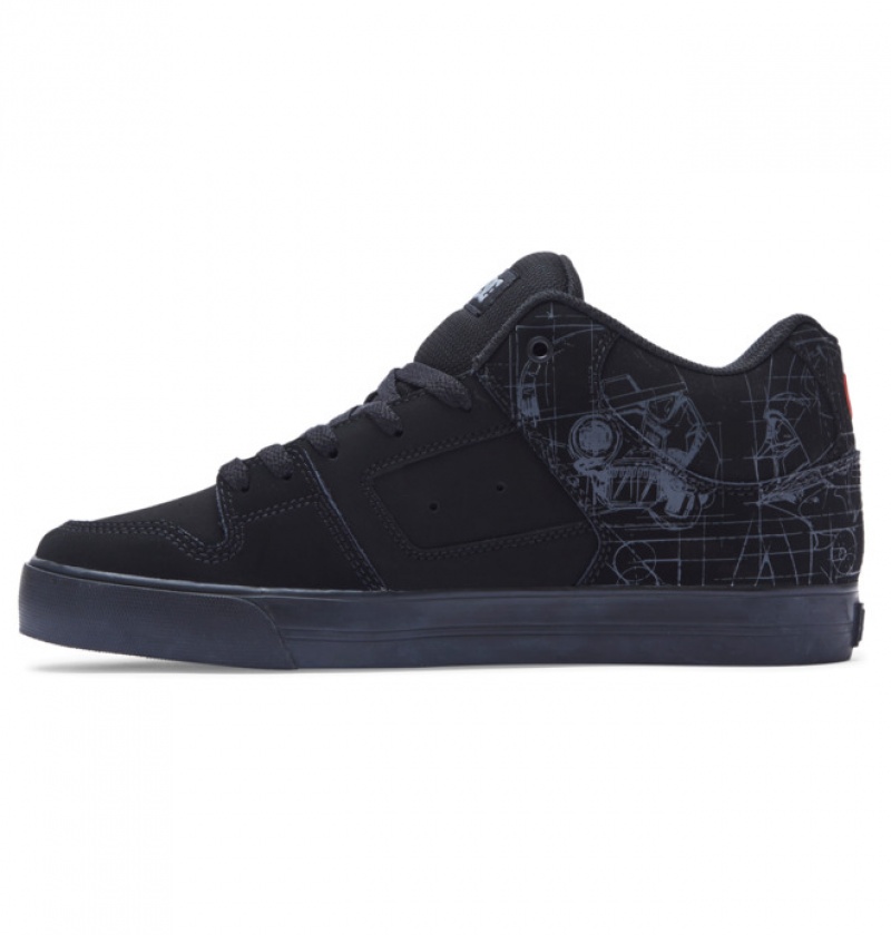 Basket DC Star Wars Pure MID Noir Rouge Homme | RIJ-6245873