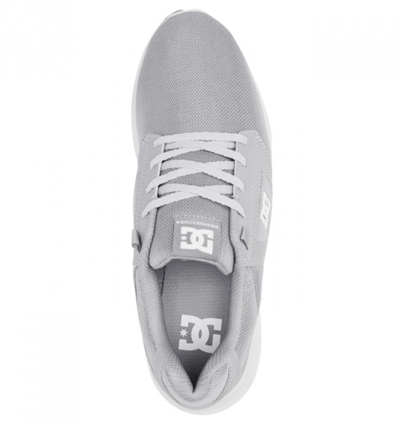 Basket DC Skyline Legere Grise Blanche Homme | YGL-0556616