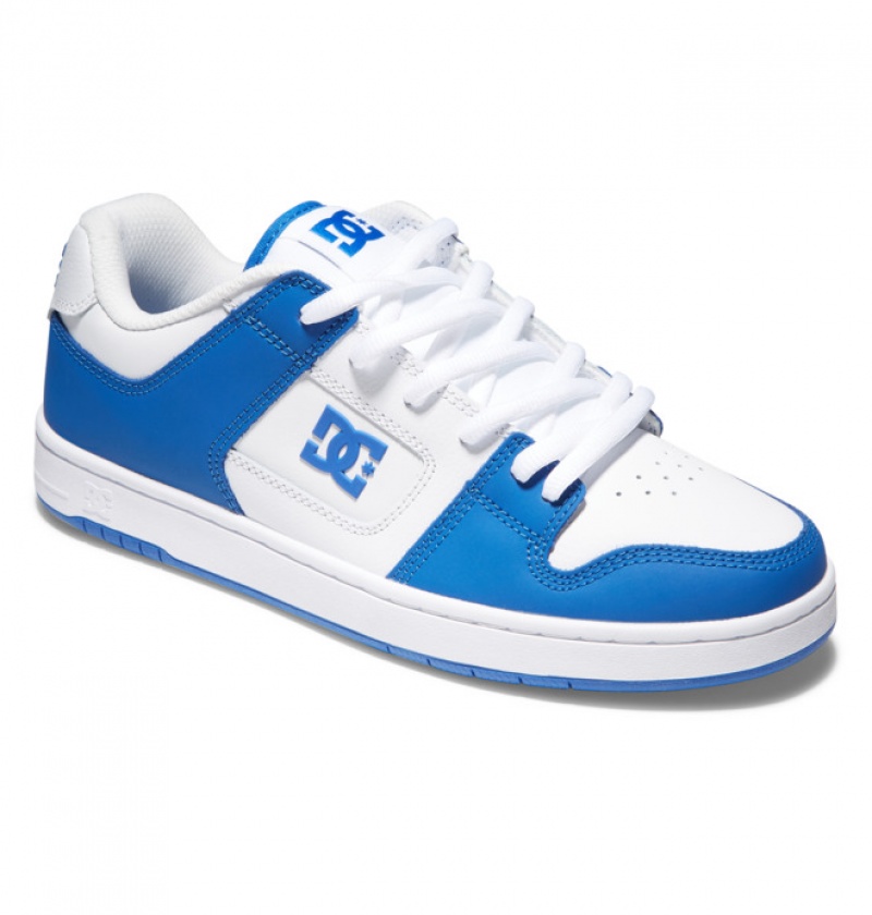 Basket DC Manteca 4 Blanche Bleu Homme | CAG-8281909