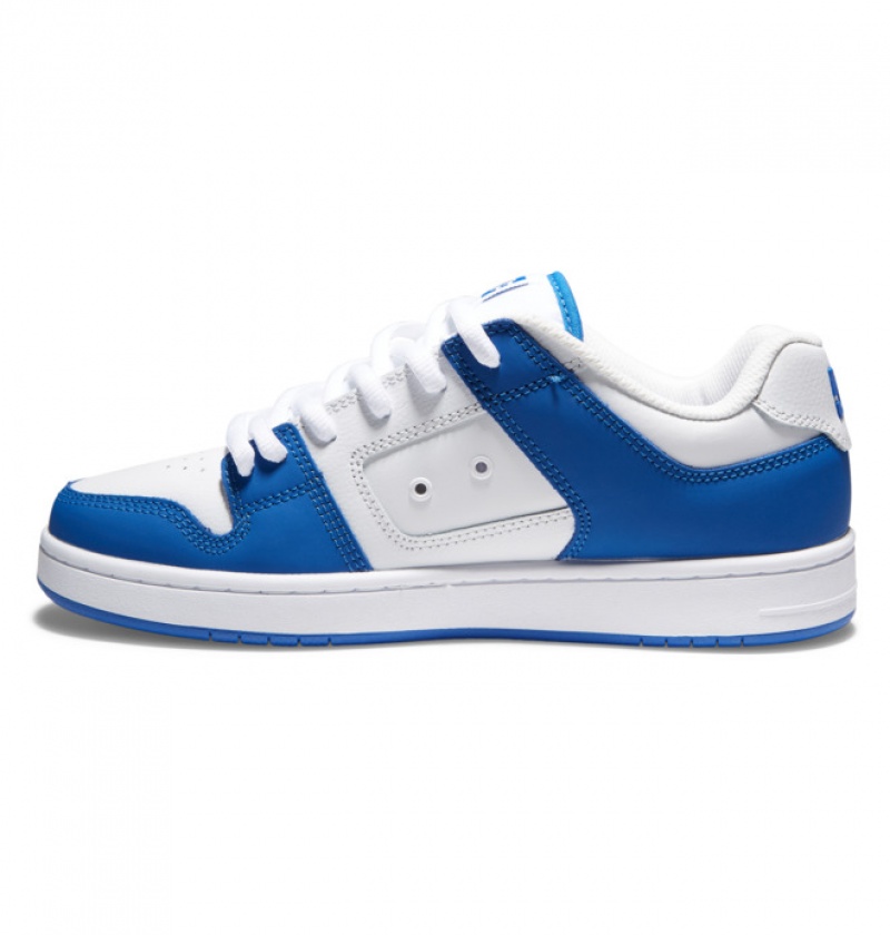 Basket DC Manteca 4 Blanche Bleu Homme | CAG-8281909