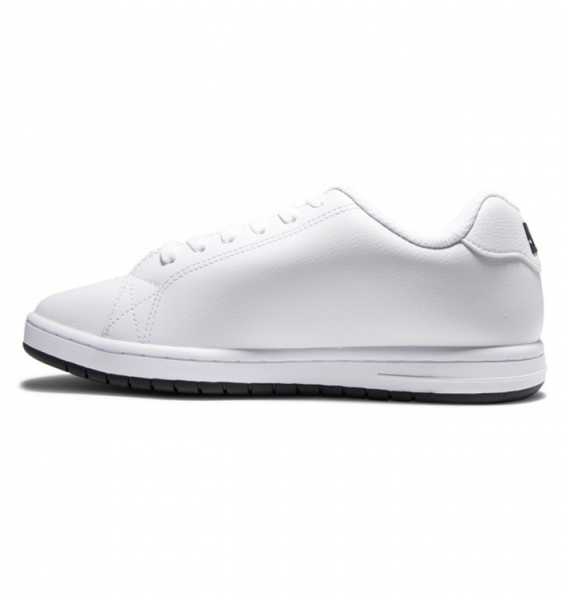 Basket DC Gaveler Blanche Noir Homme | PTE-0729852