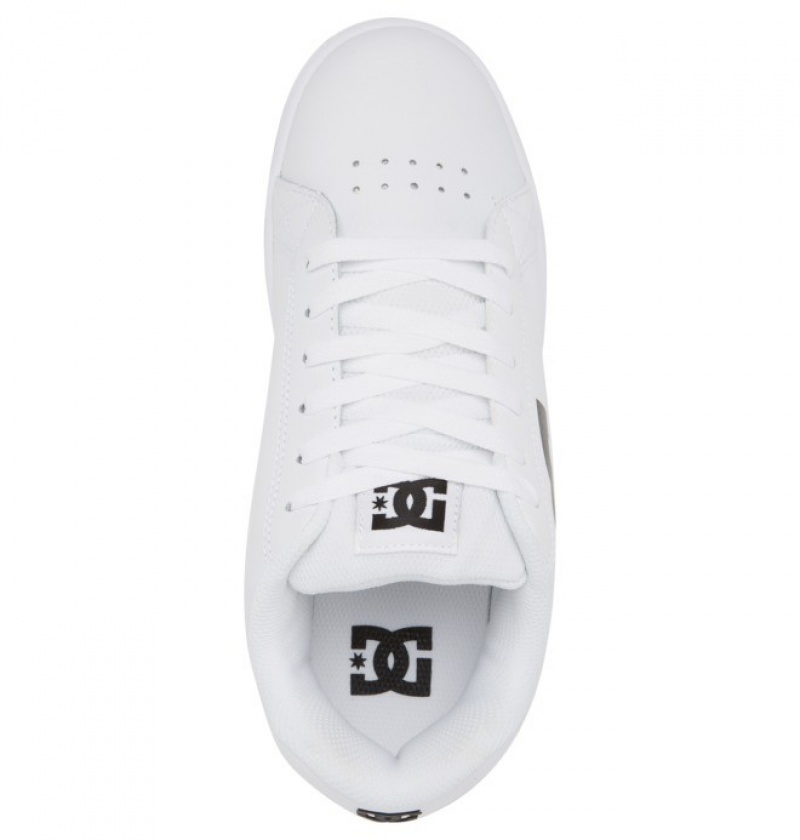 Basket DC Gaveler Blanche Noir Homme | PTE-0729852