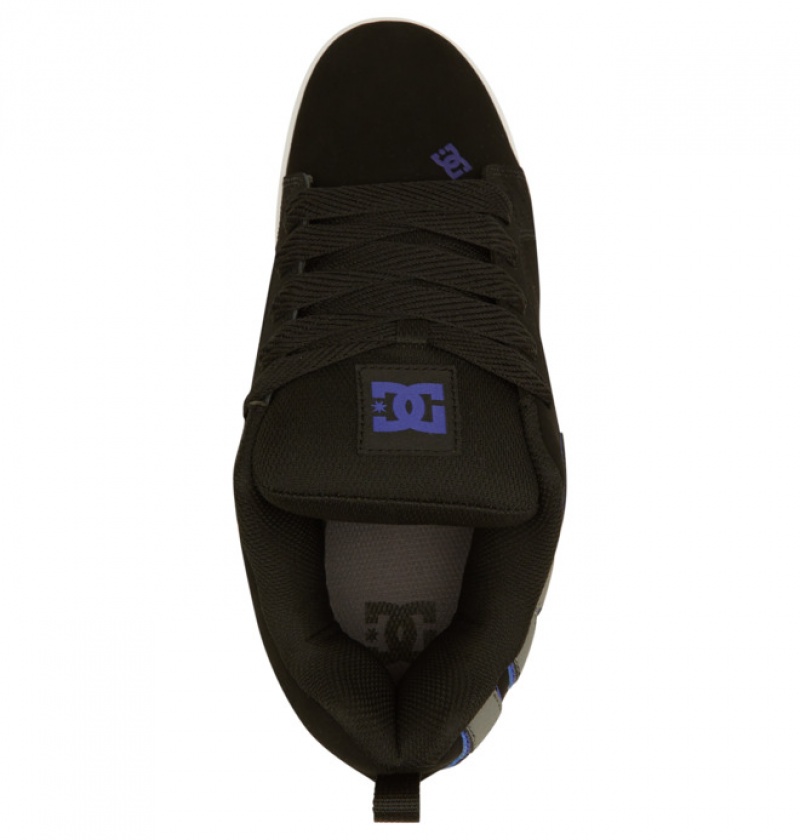 Basket DC Court Graffik Noir Bleu Grise Homme | BCI-1119021