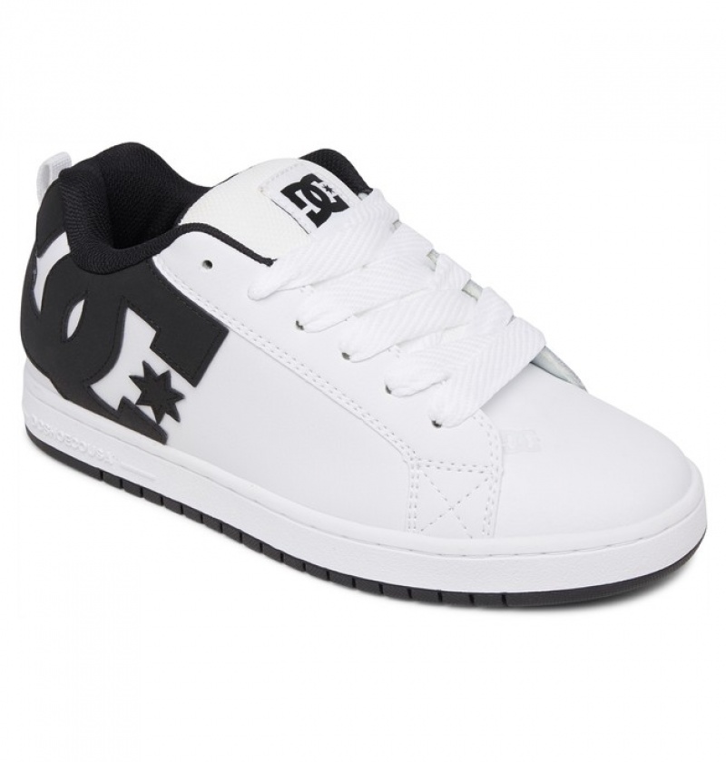 Basket DC Court Graffik Blanche Noir Homme | HMW-2729053