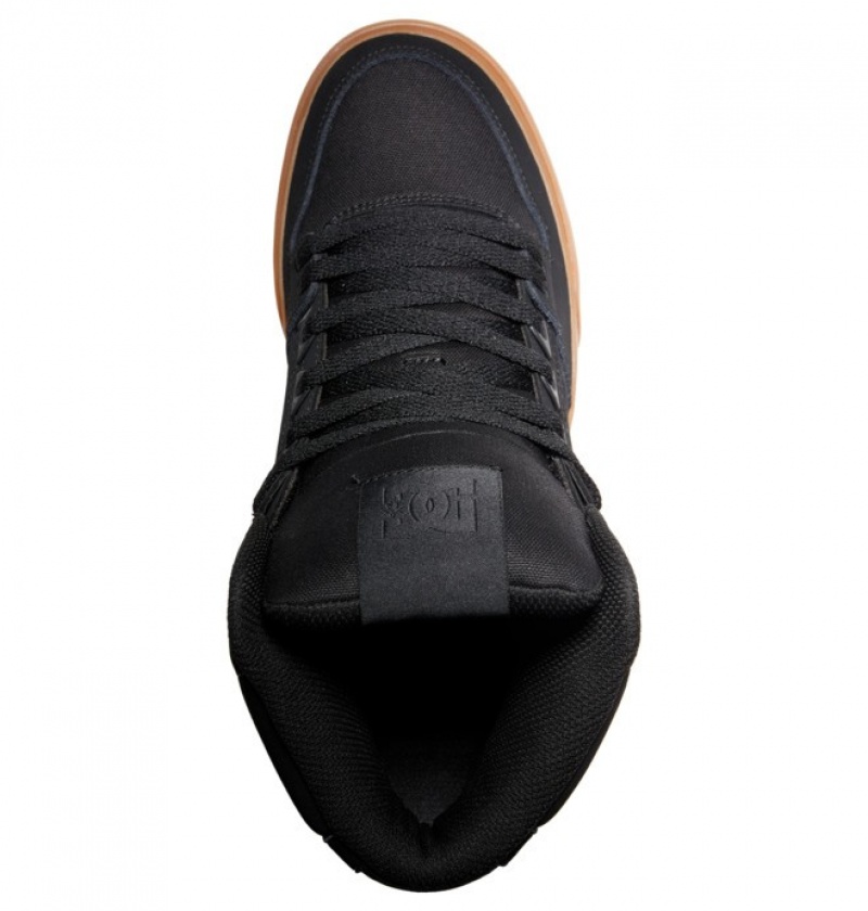 Basket DC Pure High Tops Noir Homme | ABN-3881251