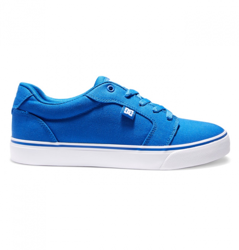 Basket DC Anvil Tela Bleu Blanche Homme | TBC-3595597