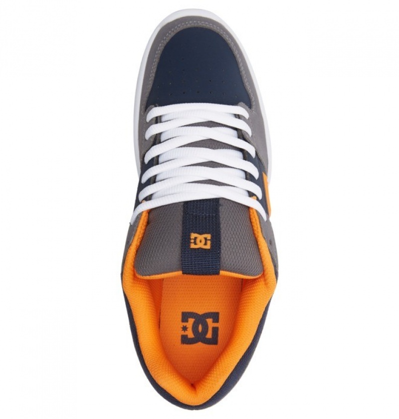 Basket DC Lynx Zero Grise Orange Homme | ZHX-9333911