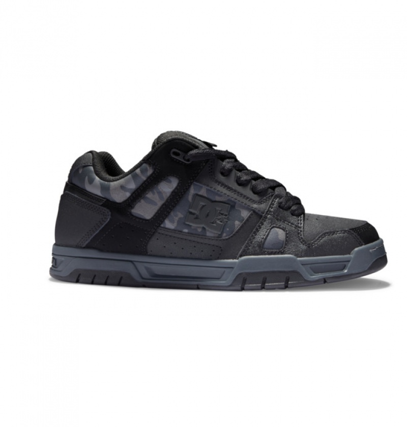 Basket DC Stag Noir Camouflage Homme | UOY-5636416