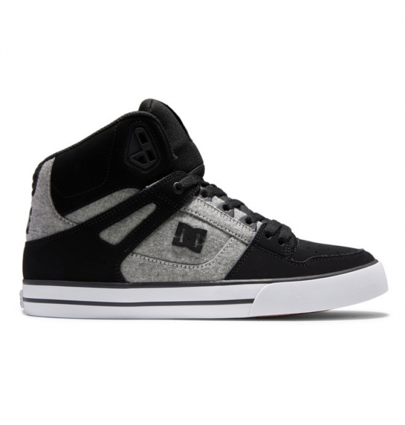 Basket DC Pure High Tops Noir Homme | SWF-6100528