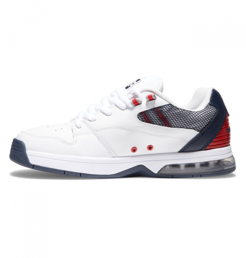 Basket DC Versatile Blanche Rouge Bleu Homme | BBS-9517853