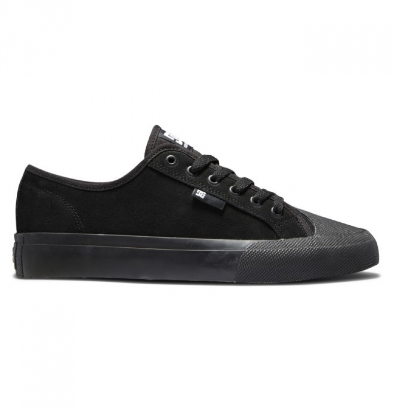 Basket DC Manual RT S Daim Skate Noir Homme | ELB-6009010