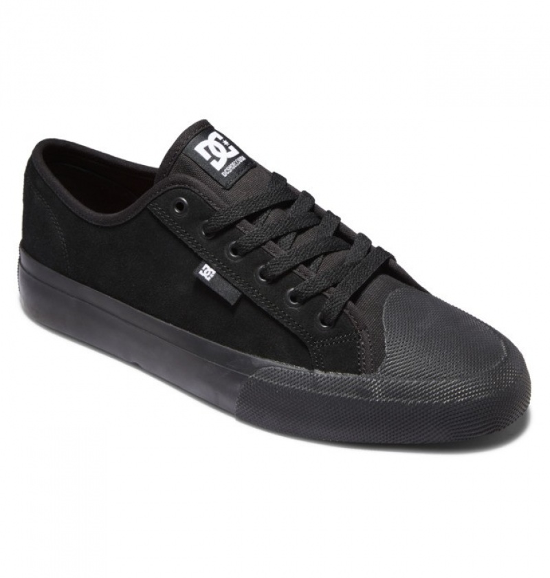 Basket DC Manual RT S Daim Skate Noir Homme | ELB-6009010