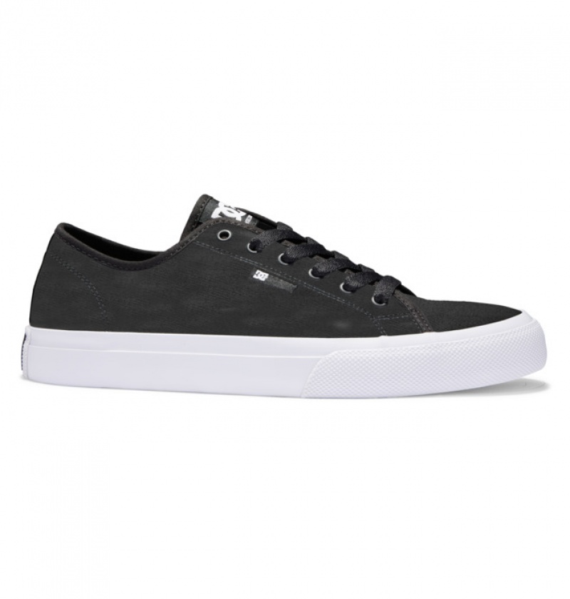 Basket DC Manual SE Tela Noir Blanche Homme | EDJ-5908602