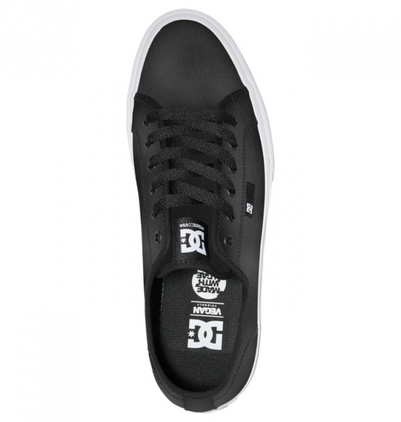 Basket DC Manual SE Tela Noir Blanche Homme | EDJ-5908602