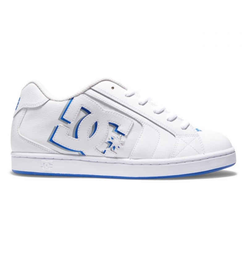 Basket DC Net Blanche Bleu Royal Homme | KSL-5484845