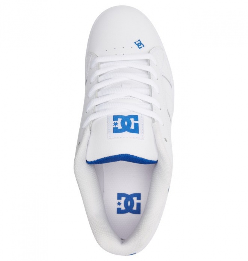 Basket DC Net Blanche Bleu Royal Homme | KSL-5484845