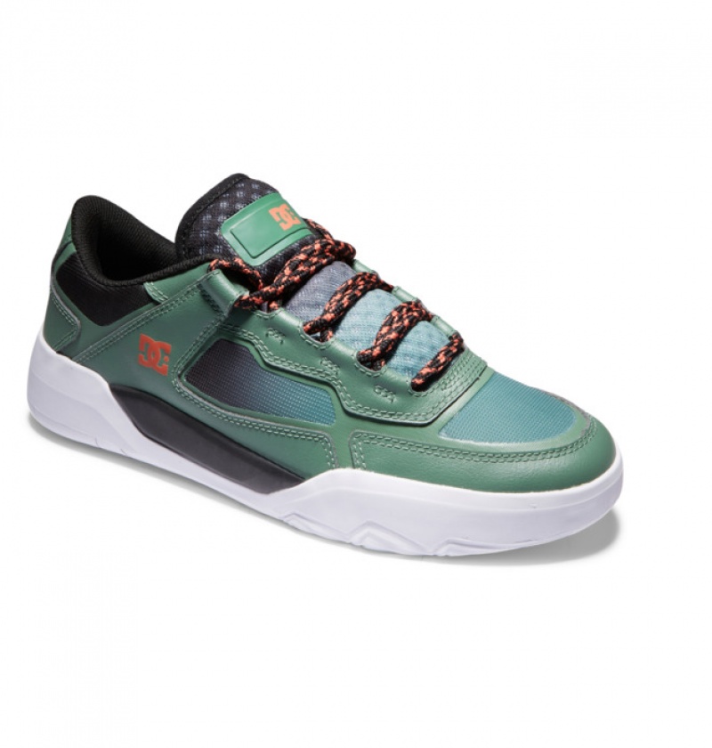 Basket DC Metric Vert Olive Noir Homme | BBE-5337589