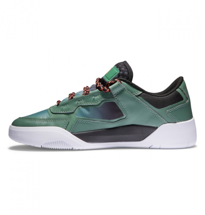 Basket DC Metric Vert Olive Noir Homme | BBE-5337589