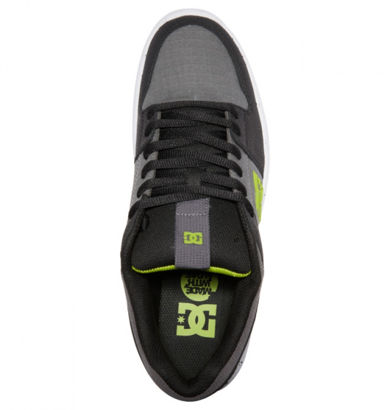 Basket DC Lynx Zero Waste Noir Grise Vert Homme | XBG-8627570