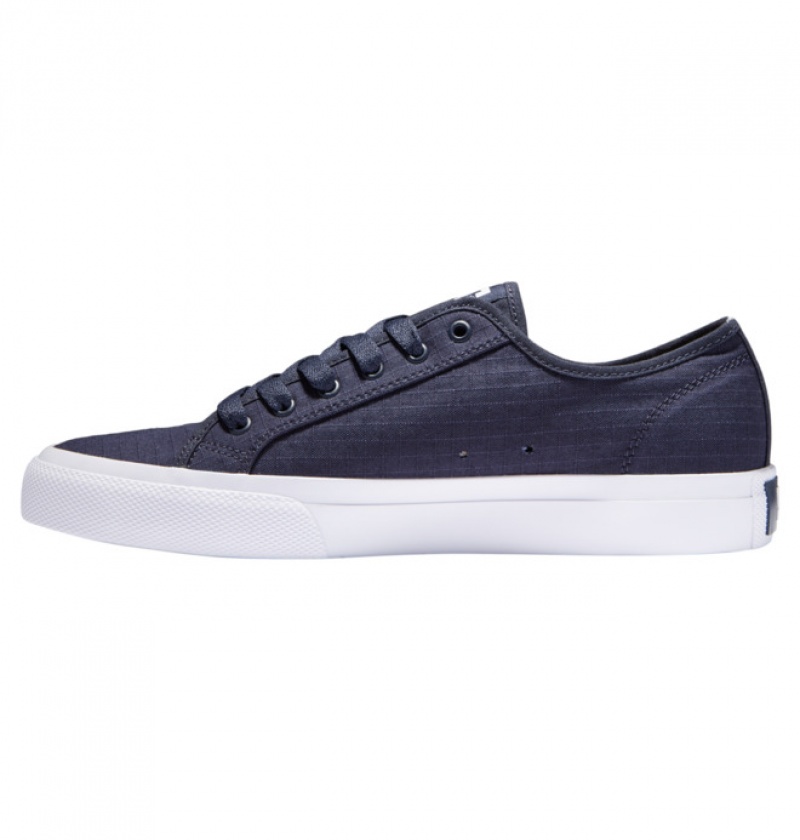 Basket DC Manual SE Tela Bleu Marine Blanche Homme | LCI-4102958