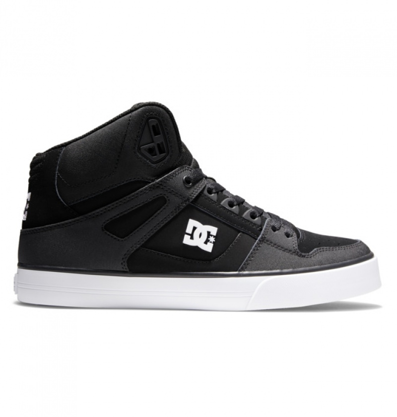 Basket DC Pure High Tops Noir Blanche Homme | NVR-7899789