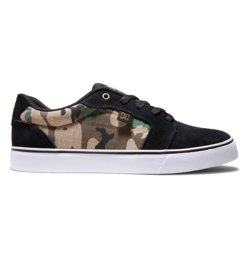 Basket DC Anvil Noir Camouflage Homme | RFO-8136116