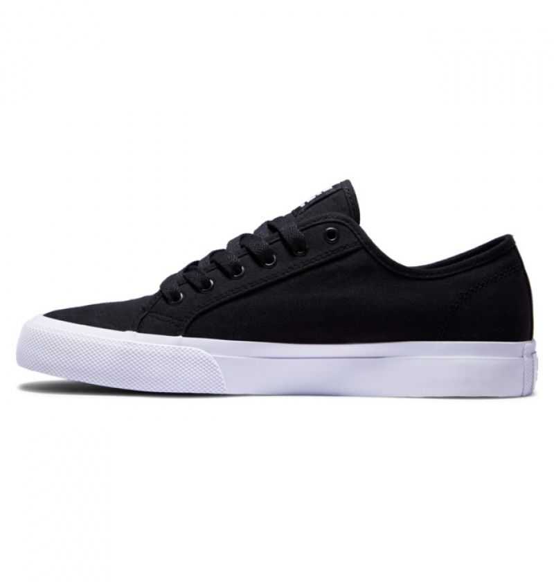 Basket DC Manual Noir Blanche Homme | BXT-0101673