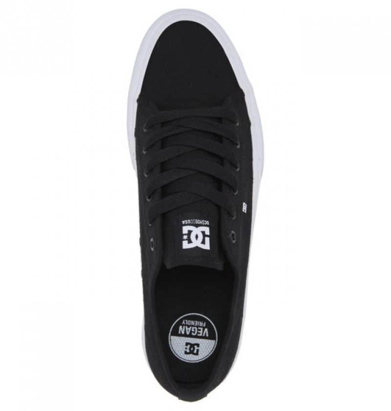 Basket DC Manual Noir Blanche Homme | BXT-0101673