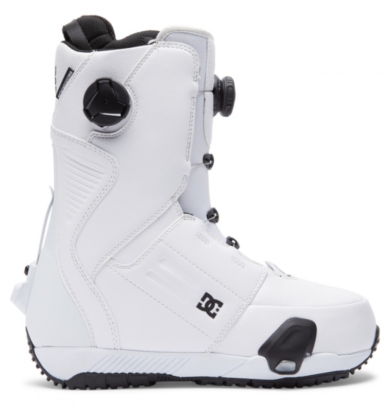 Bottes De Planche à Neige DC Control Step On Blanche Noir Homme | SPI-8502322