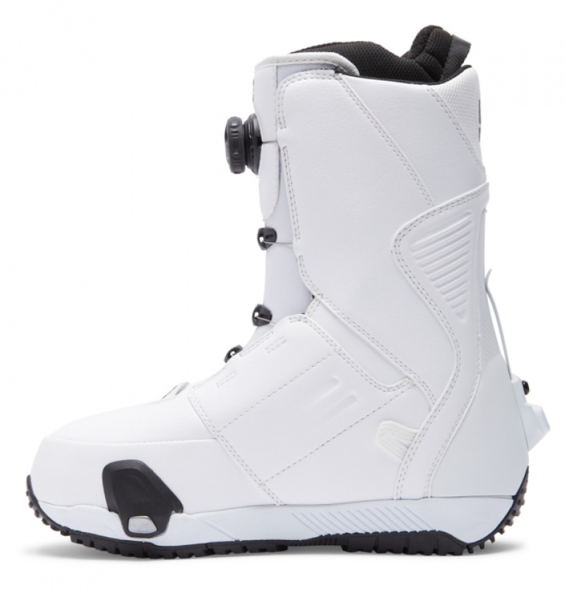 Bottes De Planche à Neige DC Control Step On Blanche Noir Homme | SPI-8502322