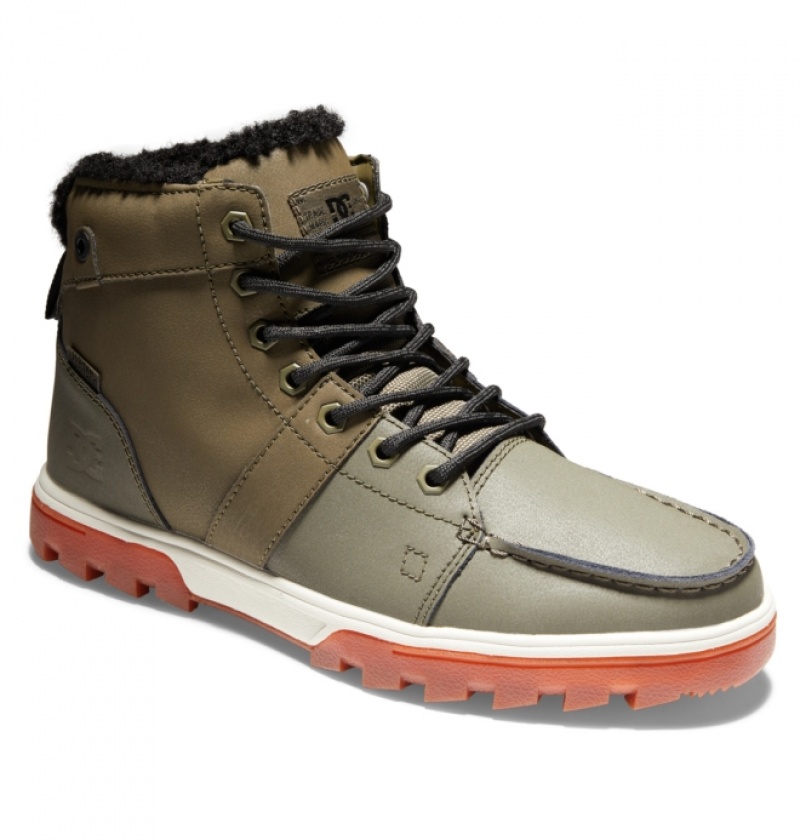 Botte Hiver DC Woodland Vert Olive Clair Homme | JET-4898110