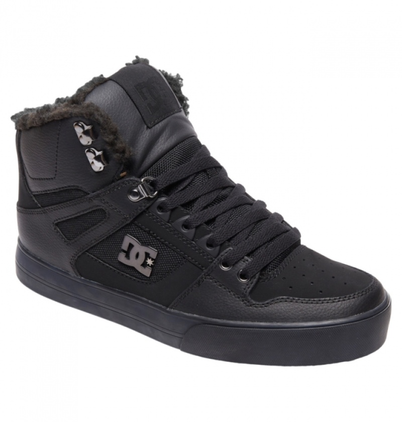 Botte Hiver DC Pure High-Top Noir Homme | OGC-5133878