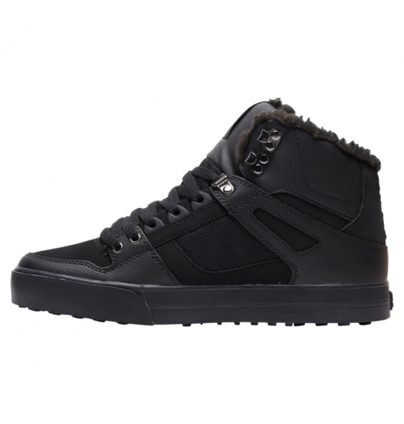 Botte Hiver DC Pure High-Top Noir Homme | OGC-5133878