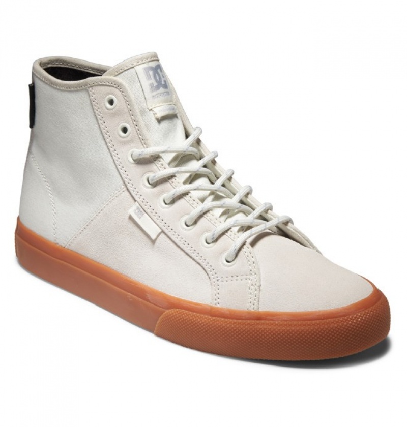 Botte Hiver DC Manual Hi High Tops Blanche Homme | NWA-8126441