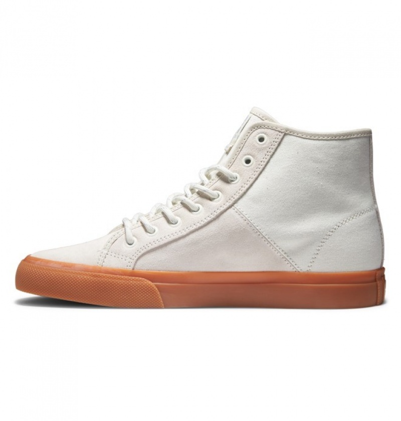 Botte Hiver DC Manual Hi High Tops Blanche Homme | NWA-8126441