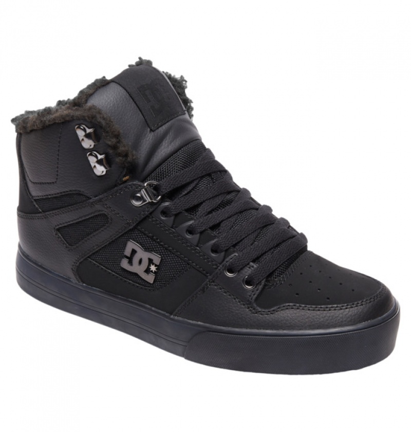 Botte Hiver DC Pure High Tops Noir Homme | KAQ-7086807