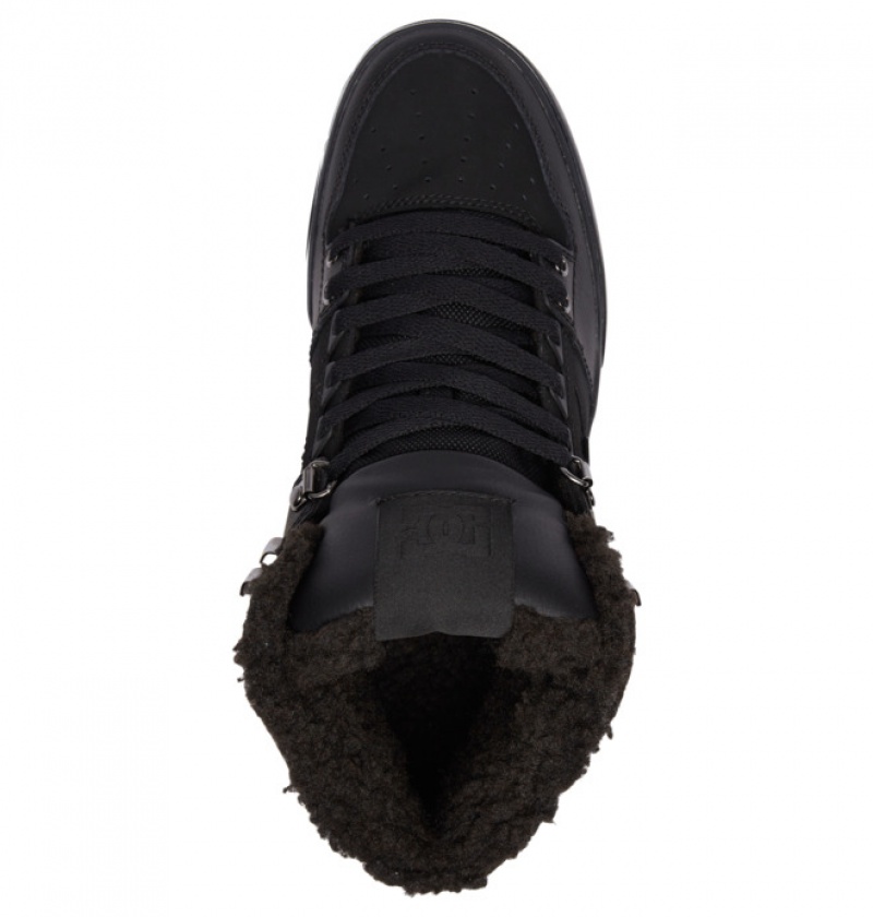 Botte Hiver DC Pure High Tops Noir Homme | KAQ-7086807