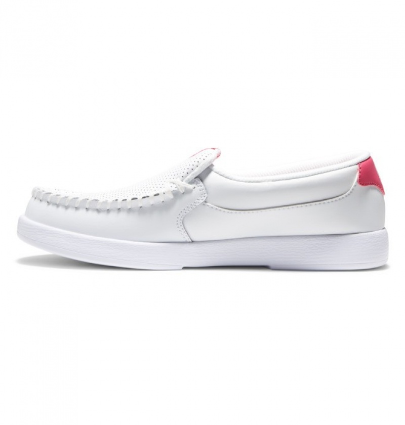 Mocassin DC Villain Blanche Rose Femme | UVA-8429925