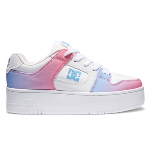 Basket DC Manteca 4 Plateforme for Bleu Rose Femme | KRR-8388257