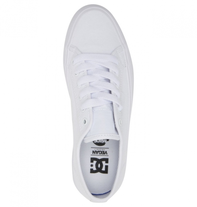 Basket DC Manual Plateforme Blanche Femme | QBX-3410669