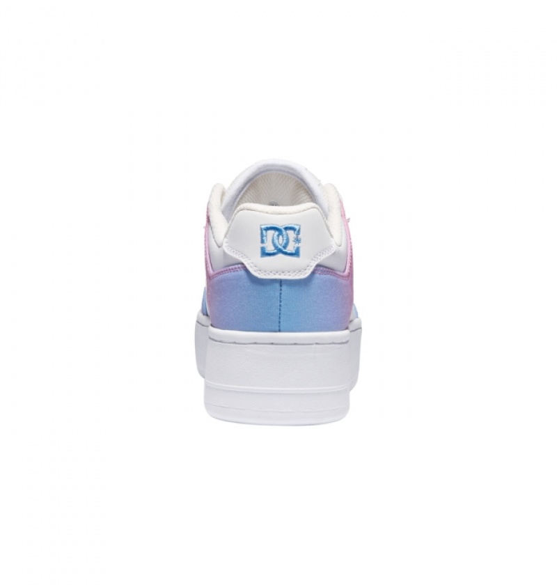 Basket DC Manteca 4 Plateforme for Bleu Rose Femme | KRR-8388257