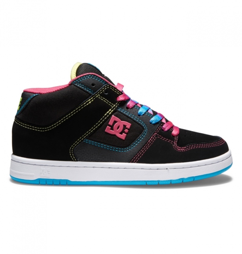 Basket DC Manteca 4 MID Mid-Top Noir Multicolore Femme | XZB-0748230