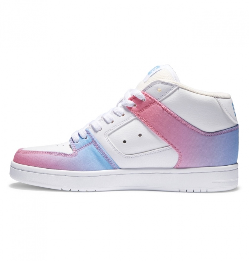 Basket DC Manteca 4 MID Mid-Top Bleu Rose Femme | BOD-5527796