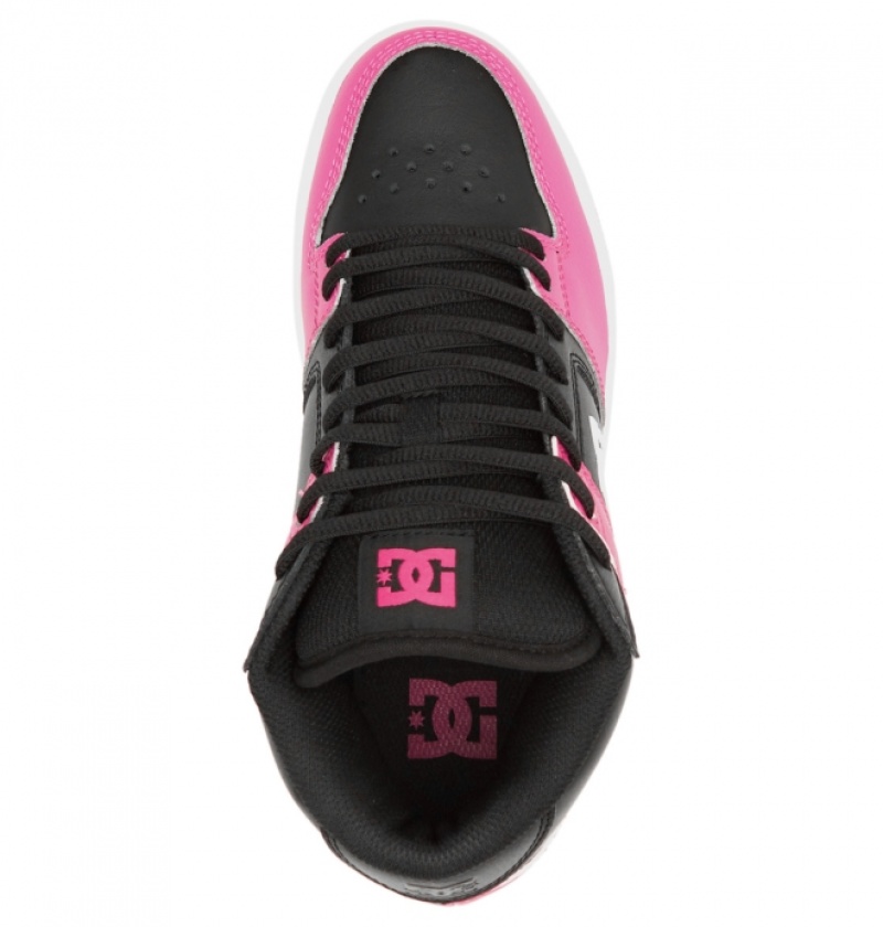 Basket DC Manteca 4 MID Mid-Top Noir Rose Femme | AFP-4814394